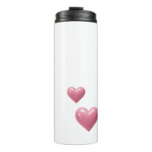 Pink Heart Valentine's Tumbler