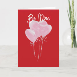 Pink Hearts Card Tack Kort