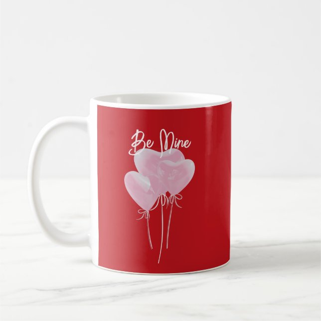 Pink Hearts Kaffemugg (Vänster)