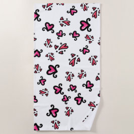 Pink Hearts Pattern – Cute Doodle Design