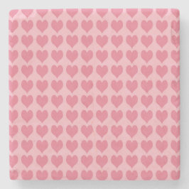 Pink Hearts Seamless Pattern Stenunderlägg