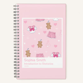 Pink Hearts & Teddy Bears Kawaii Kogal Pattern