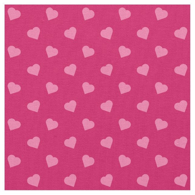 Pink Hearts Tyg (Närbild)