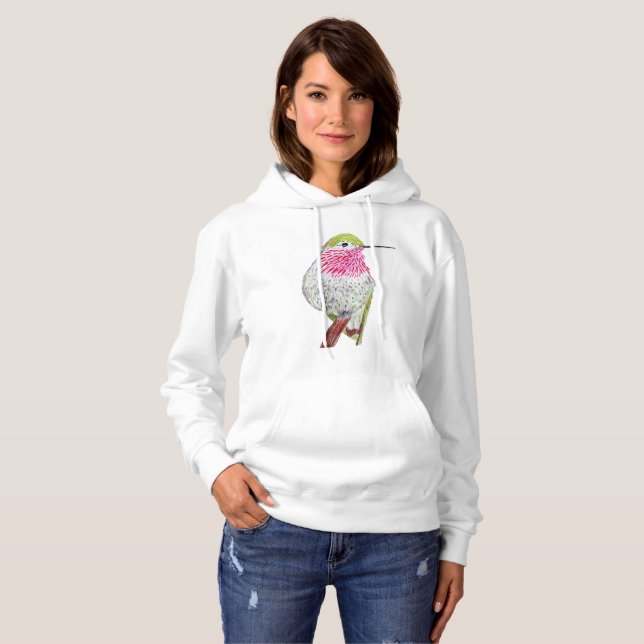 Pink Hummingbird  T Shirt (Hel framsida)