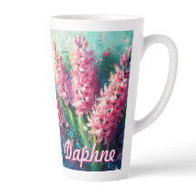 Pink Hyacinths Hyacinth Floral Personalized