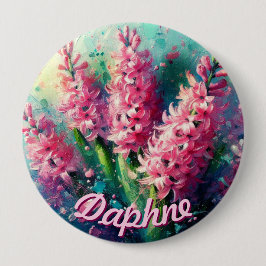 Pink Hyacinths Hyacinth Floral Personalized Knapp