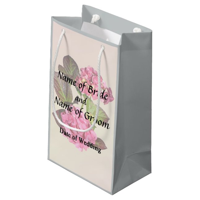 Pink Hydrangea With Leaves Wedding Products (Baksidan Vinklad)