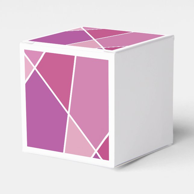 Pink JanaiCreates Color Collection Favor Box Presentaskar (Framsidan Sidan)