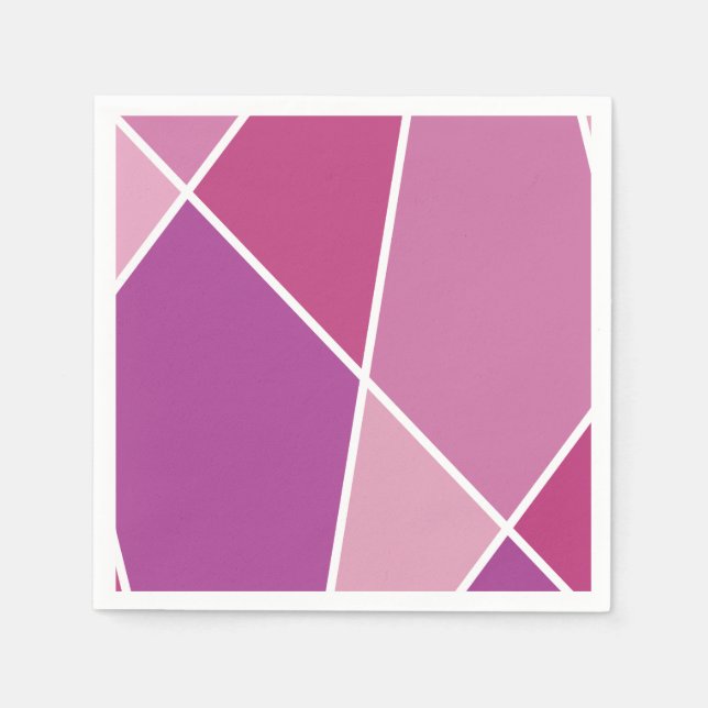 Pink JanaiCreates Color Collection Paper Napkin Pappersservett (Framsidan)