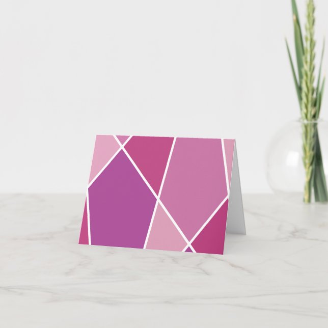 Pink JanaiCreates Färgkollektion Inbjudan II (Framsida)