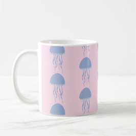 Pink Jelly Fish  Kaffemugg