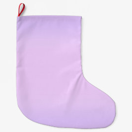 Pink Lavender Stor Julstrumpa