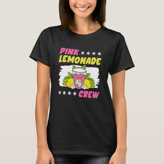 Pink Lemonade Crew Citronjuice Boss  11 T Shirt (Framsida)