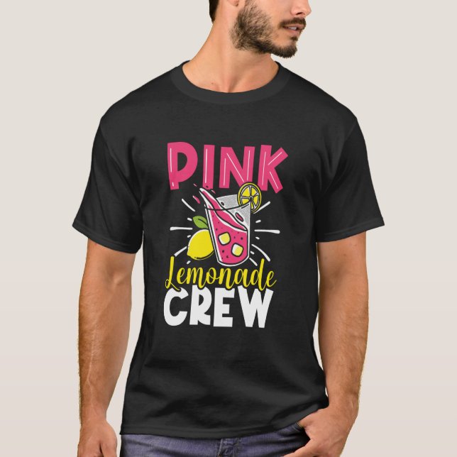 Pink Lemonade Crew Lemon Juice Boss  1 T Shirt (Framsida)