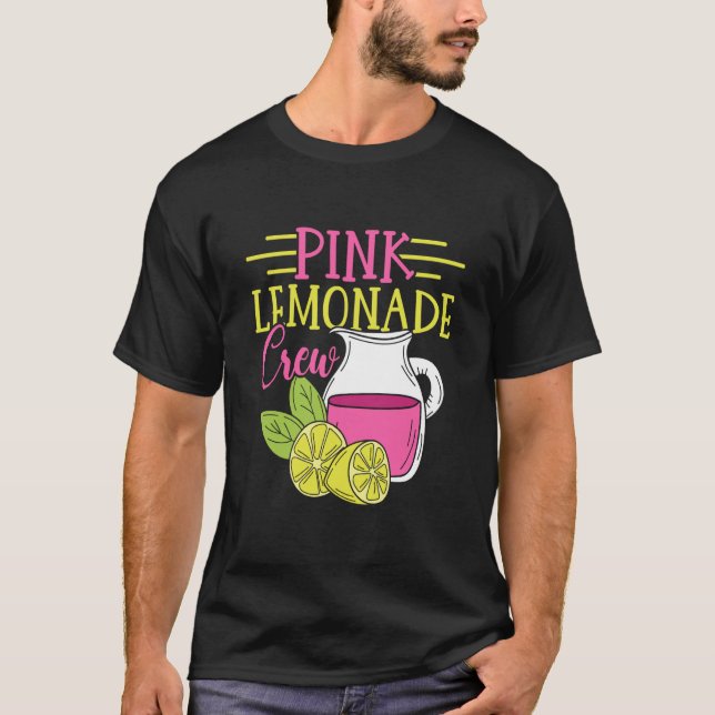 Pink Lemonade Crew Lemon Juice Boss  3 T Shirt (Framsida)