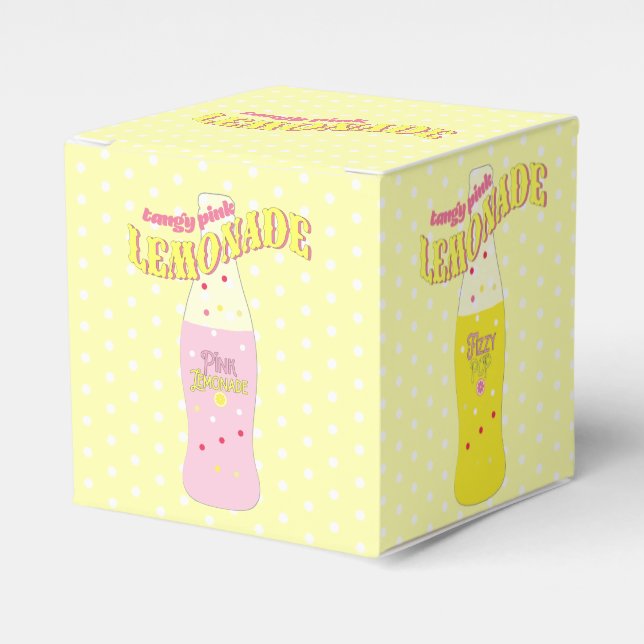 Pink Lemonade Party Presentaskar (Framsidan Sidan)