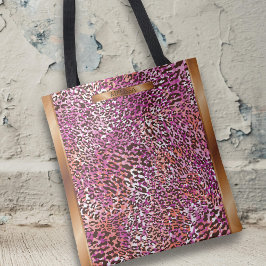 Pink Leopard Camo Animal Print Pattern  Tygkasse