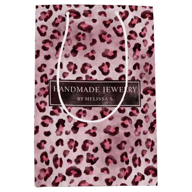 Pink Leopard Small Business Product Packaging (Framsidan)