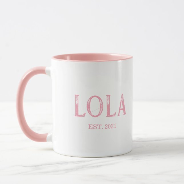 Pink Lola Etableringsår Mugg (Vänster)