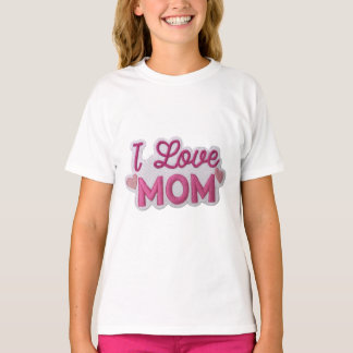 Pink Love for Mom T Shirt