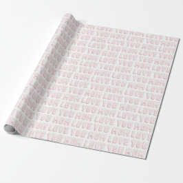 Pink Love You Mom Hearts Mother's Day Presentpapper