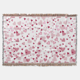  Pink Lovely Hearts Pattern  Filt