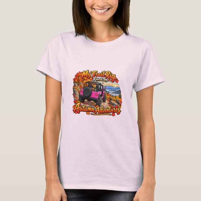 Pink_Mina Trail Rig Kör T-Shirt (Framsida)