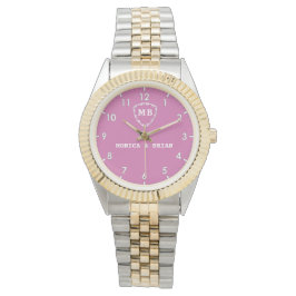 Pink Monogram Armbandsur