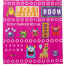 Pink Monster Kids' Rooms Child Name antistress