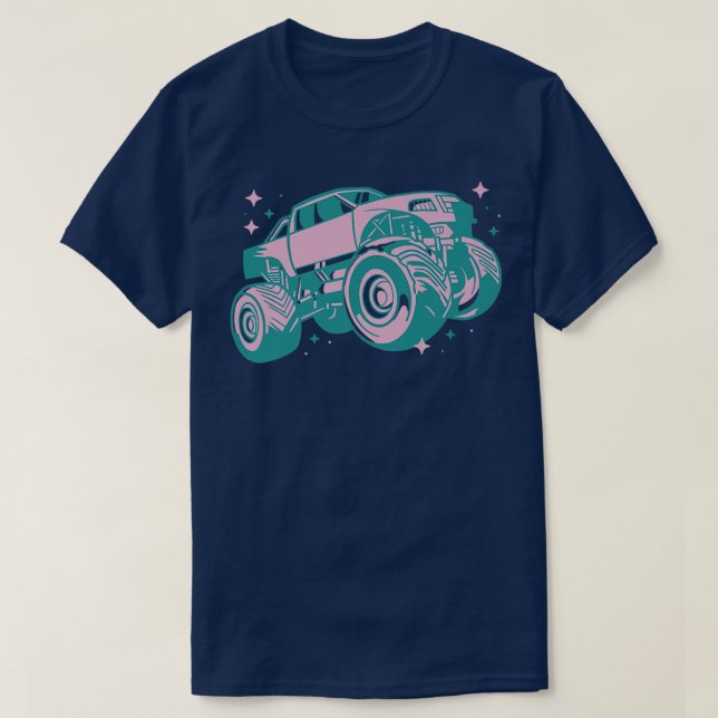 PINK MONSTER TRUCK  T SHIRT (Design framsida)