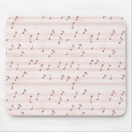 Pink Music Notes Sheet Musmatta