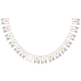 Pink Nutcracker Ballet Birthday Bunting Flags Vimplar