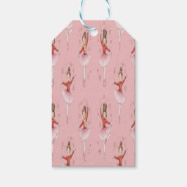 Pink Nutcracker Ballet Theme Girls Presentetikett