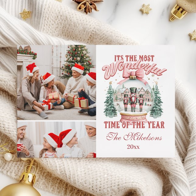  Pink  Nutcracker Christmas 2 Photo  Wonderland Gl Julkort (Skapare uppladdad)