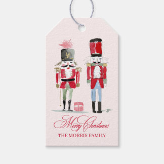 Pink Nutcracker Custom Gift Tags Presentetikett