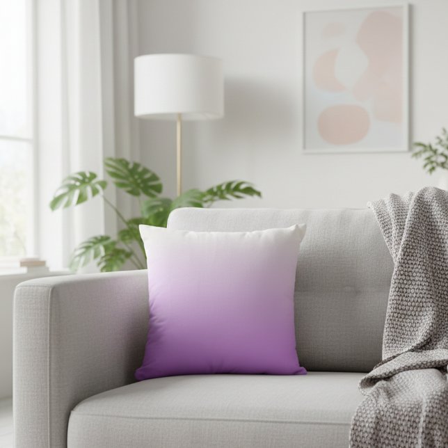 Pink ombre cushion modern, decorative cushion kudde (Skapare uppladdad)