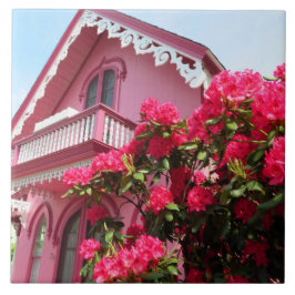 Pink on Pink - Martha's Vineyard Kakelplatta