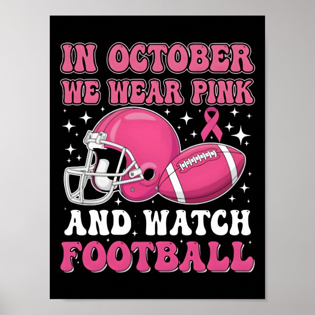 Pink on the Gridiron: Football's Commitment 2025 Poster (Framsidan)