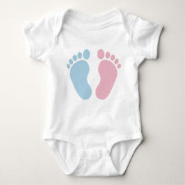 Pink or Blue Baby Footprints – Gender Reveal Desig T Shirt