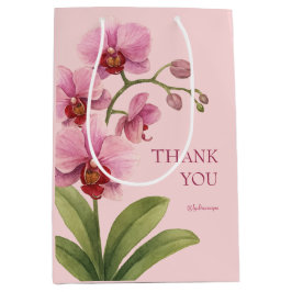 Pink Orchid Business Thank You Gift Bag
