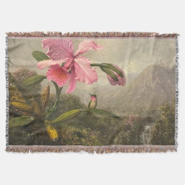 Pink Orchid Filt (Framsidan)