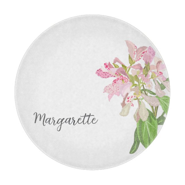 Pink Orchid Floral Design – Elegant Botanical Art (Framsidan)