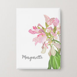 Pink Orchid Floral Design – Elegant Botanical Art Knapp