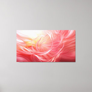 Pink Orchid Vector Canvastryck