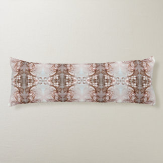 Pink Ornate Pearl and Floral Body Pillow Kroppskudde