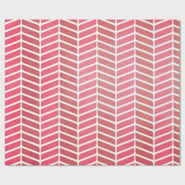 Pink Patterned Wrapping Paper Presentpapper (Platt)