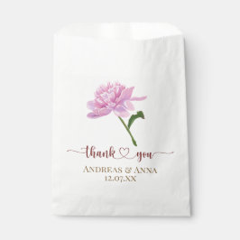  Pink Peony Wedding Thank You