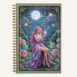Pink Petal Gown & Glowing Butterfly Fairy Journal