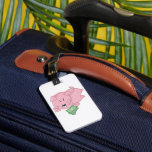 Pink Pig Holding Cash Giving Thumbs Up Bagagebricka<br><div class="desc">Travel in style and attract good fortune with this rich pink pig luggage tag. Featuring a winking cartoon character holding a stack of money and giving a thumbs up, this tag makes your suitcase or bag easy to identify on the carousel. It is a perfect travel accessory for business trips...</div>
