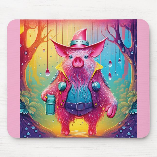 Pink Pig The Cowboy Musmatta (Framsidan)